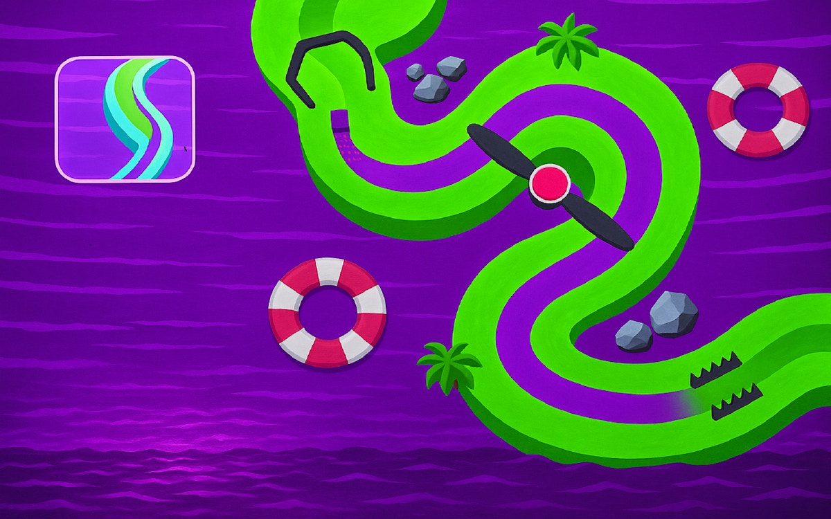 Color Path Line 3D Draw and Roll Puzzle Runner - Arcade Game
