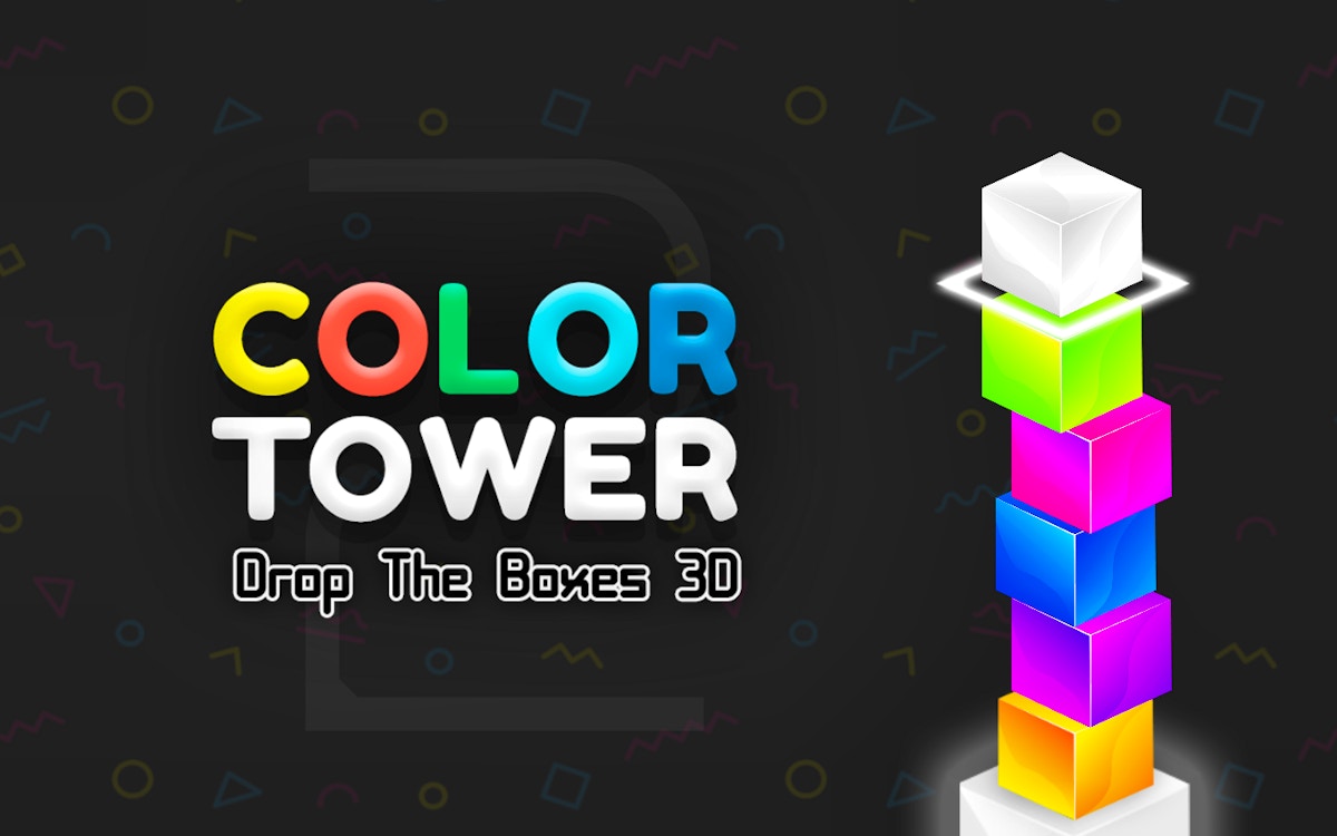 Color Tower 2 - Drop The Boxes 3D - Arcade Game