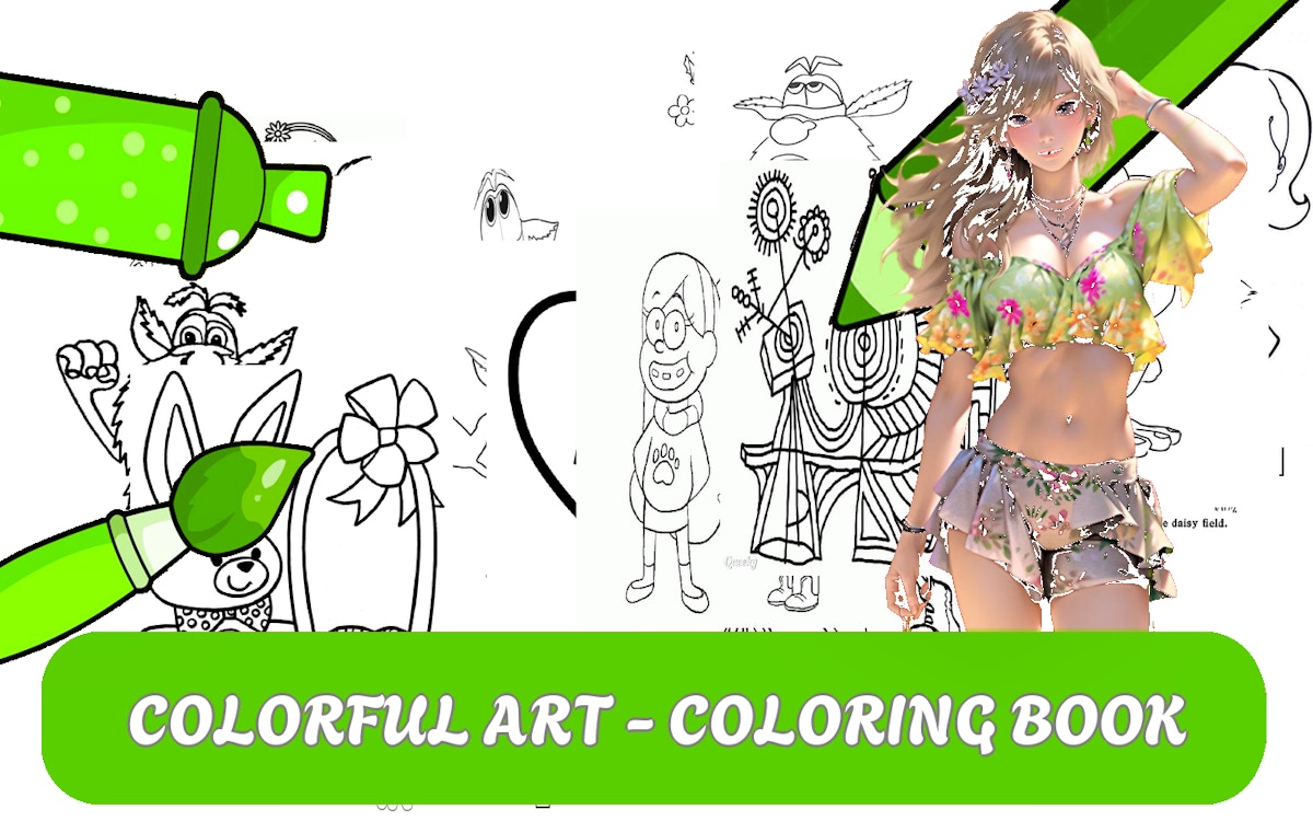 Colorful Art - Coloring Book - Kids Game