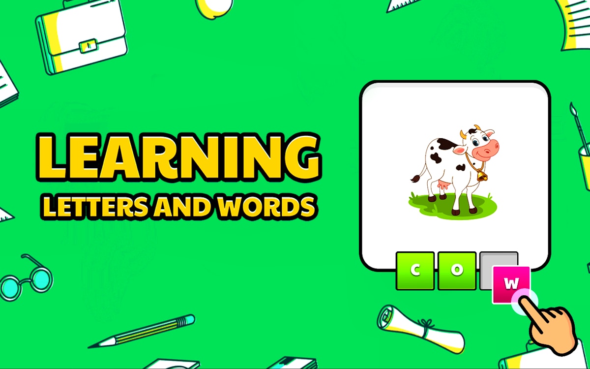 Learning Letters and Words - Puzzle Game